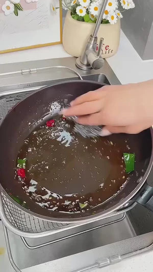 Liquid Adding Pot Washing Brush  فرشاة غسل الأواني مع موزّع سائل