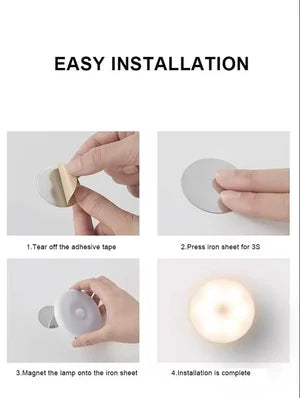 Motion Sensor LED Night Light  مصباح ليلي LED بحساس الحركة