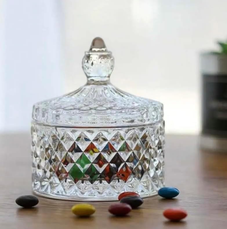 Portable Candy Jar & Bowl  جرة ووعاء حلوى محمولة