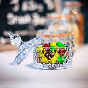 Portable Candy Jar & Bowl  جرة ووعاء حلوى محمولة